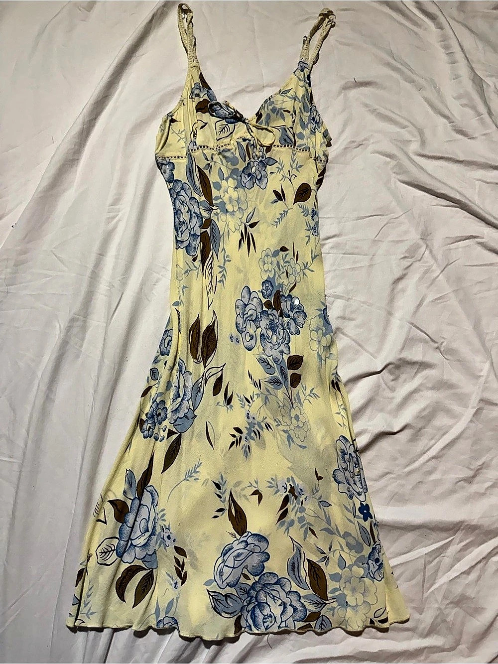 Vintage Y2K Two of Us New York Floral Slip Dress - NWOT
